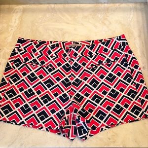 Pink and navy shorts